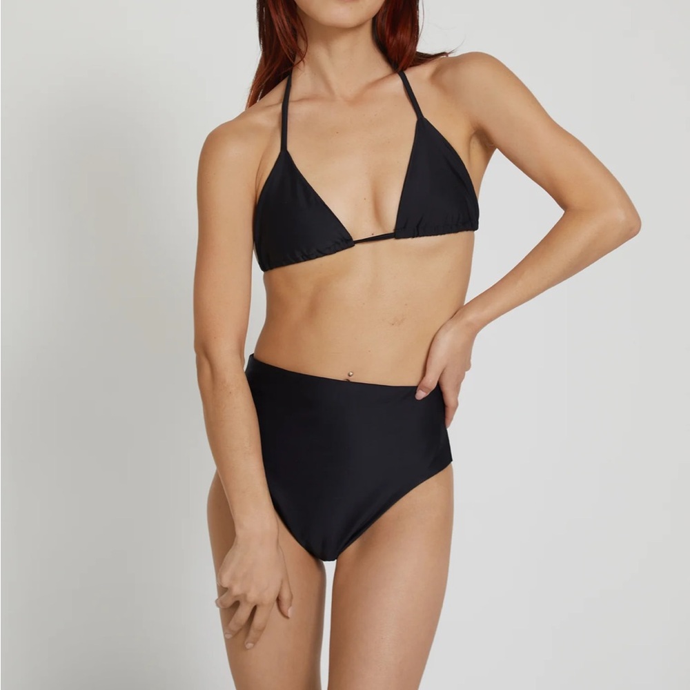 SALTWATER COLLECTIVE Black Bikinj Set